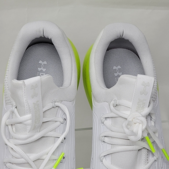 Under Armour Mens Sz 12 UA Charged Vantage 2 Running Shoes White 3024873 107 New main image 9
